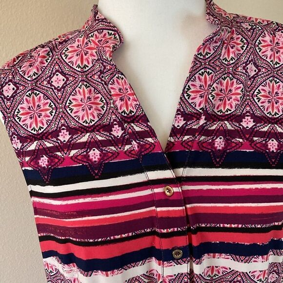 Donna Morgan Size 12 Retro Style Sleeveless Dress NWOT (J19) - Picture 5 of 11